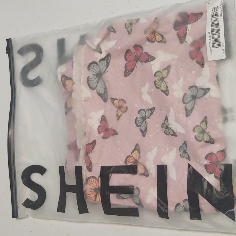 Pink butterfly skirt